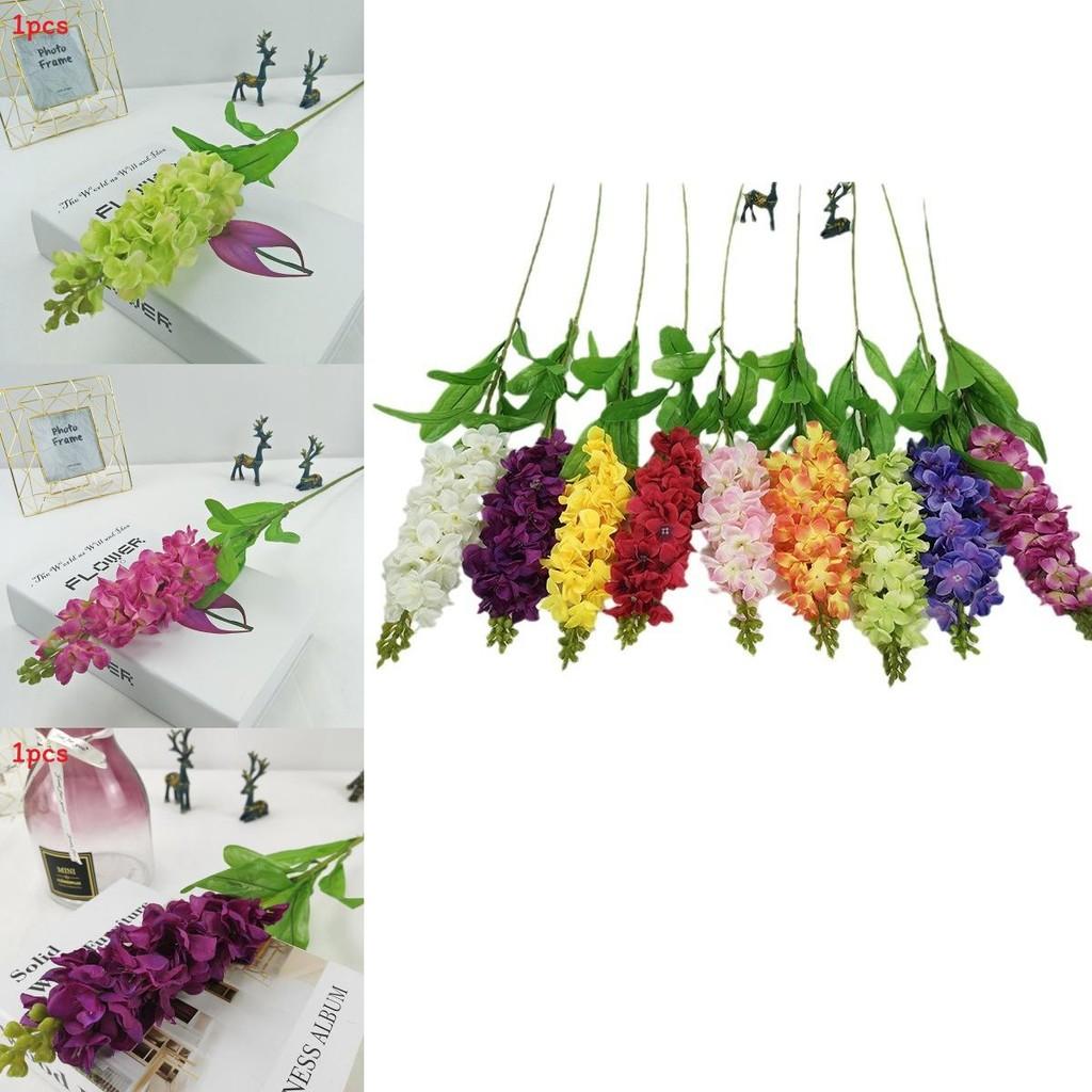 Decorative Silk Violet Faux Plants For Wedding Home Ornamentation