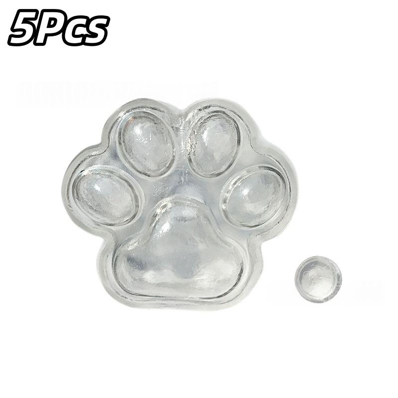 1/5Pcs Cat Paw Hollow Ball Skin Diy Stress Relief Toy Slow Rebound Fidget Sensory Ball Toy Decompression Irregular Ball Cover