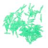100PCS Fish Type Needle Threader Plastic Portable Fish Mouth Sewing Machine Needle Threader Green