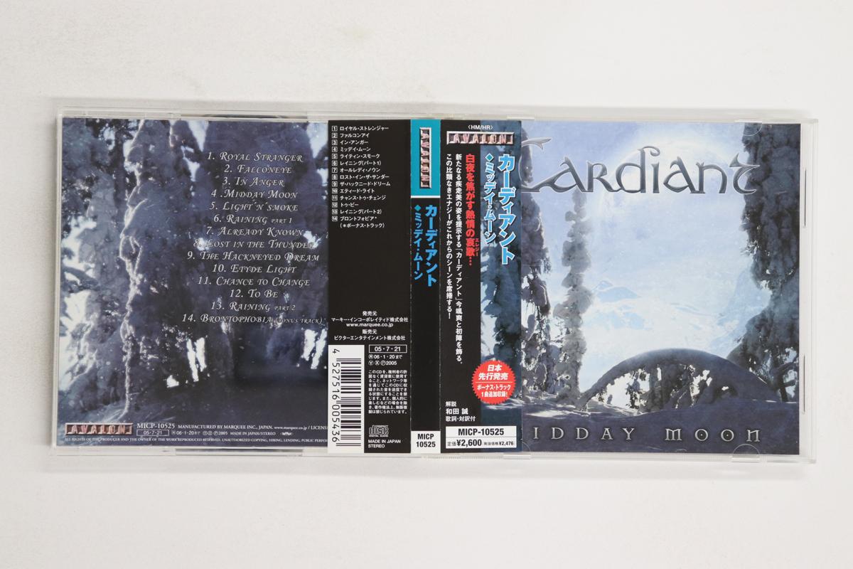 

CD CARDIANT - Midday Moon MICP10525 AVALON 2005 Japan Obi Metal Used