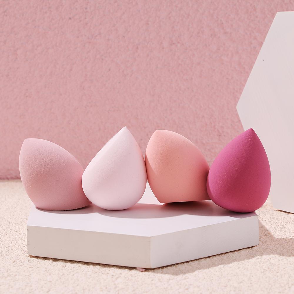 4 stuks vrouwen make-up blender cosmetische bladerdeeg make-up spons foundation poeder spons beauty tools make-up accessoires
