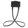 Phone Holder Black Iron Cell Rotating Magnetic Neck Hanging Phone Bracket for Tablets Mobile Phones Live Broadcast