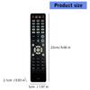 Ergonomic Remote Control for RC1234 TV with Enhances Comfortable Grip ABS Intuitive Button Layout for Easy Daily Use