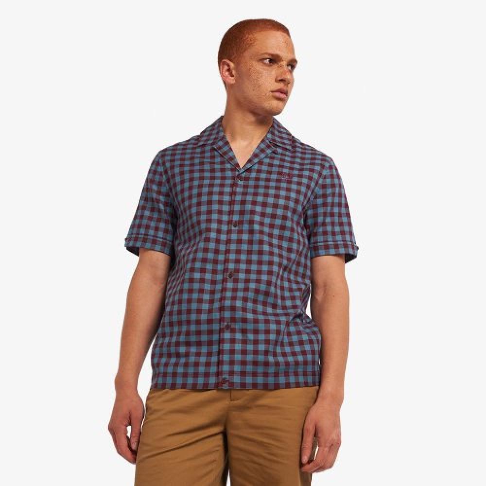 

Рубашка FRED PERRY [Sharp] Gingham Revere с воротником N11 AFPM2213639 N11