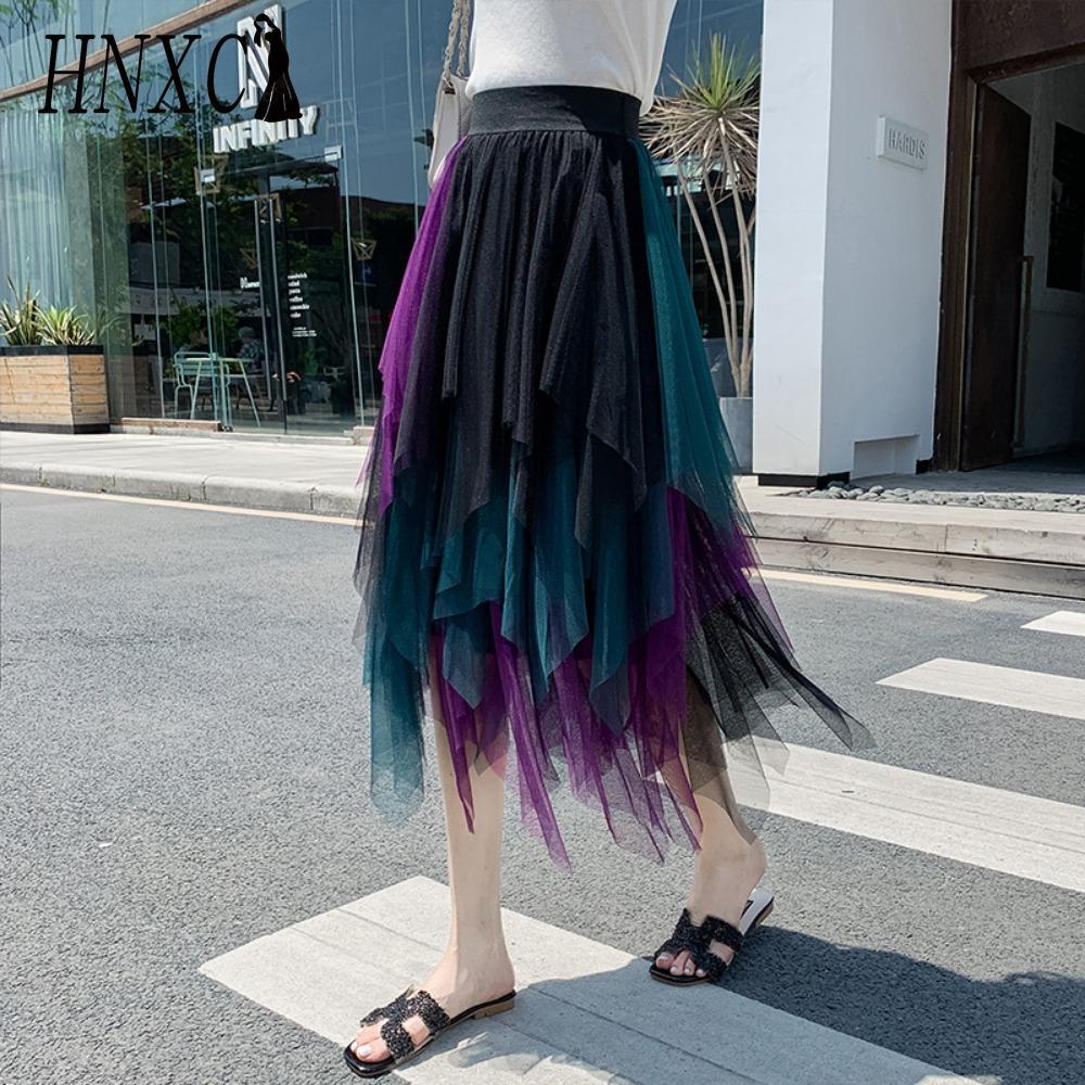 HNXC Women's Fashion Casual Solid Color Print Summer Spring Trousers&Pants