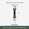 Outdoor Tactical Carabiner Clip with Rotary Buckle