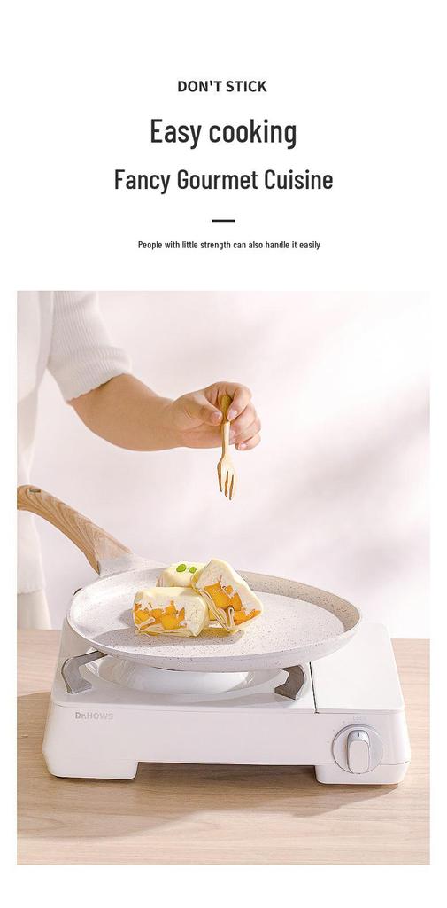 Non-stick Universal Frying Pan for Pizza, Pancakes, Dumplings - Compatible with Gas and Induction Cooktops