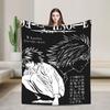 L Lawlet Death Note Manga Anime Blanket Quality Warm Soft Throw Blanket Autumn Travel Office Couch Chair Sofa Bed Bedspread