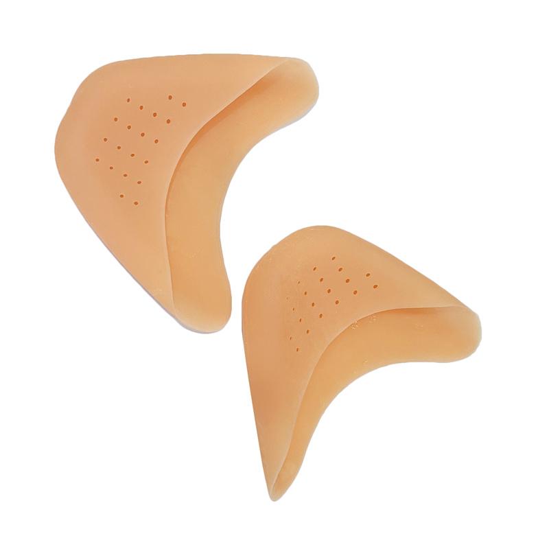 

Silicone Toe Pads Cushions for Pointe Shoes High Heels Forefoot Half Size Inserts Ballerina Dance Protectors Gel Covers тілесний