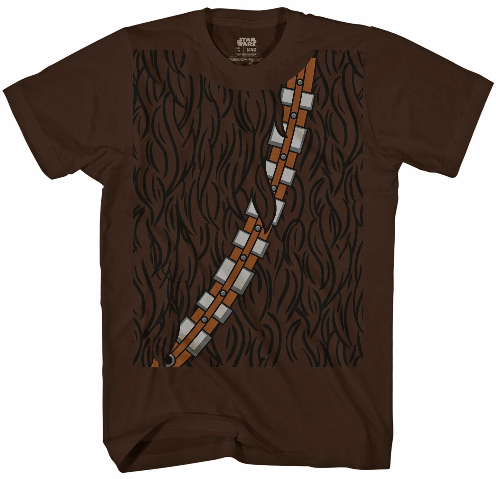 Star Wars I Am Chewbacca Cosplay Youth Boys Brown T-shirt New L