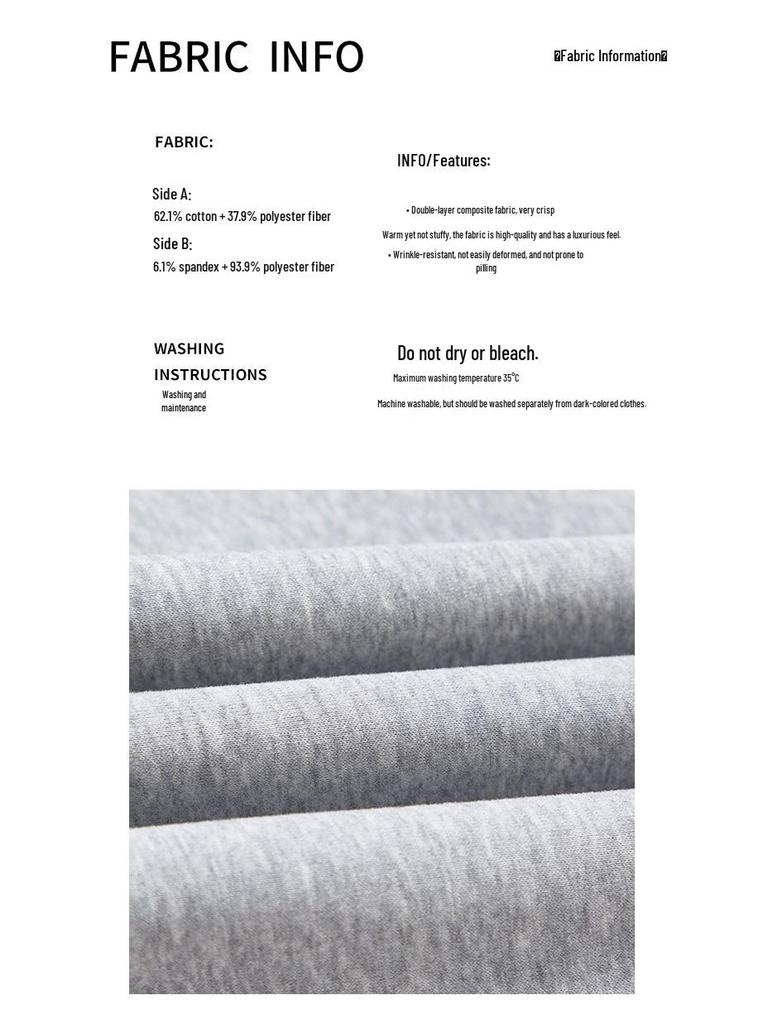 Unisex Heavyweight Double Zipper Oversized Hoodie - 2025 Autumn Trend Color Block Cardigan