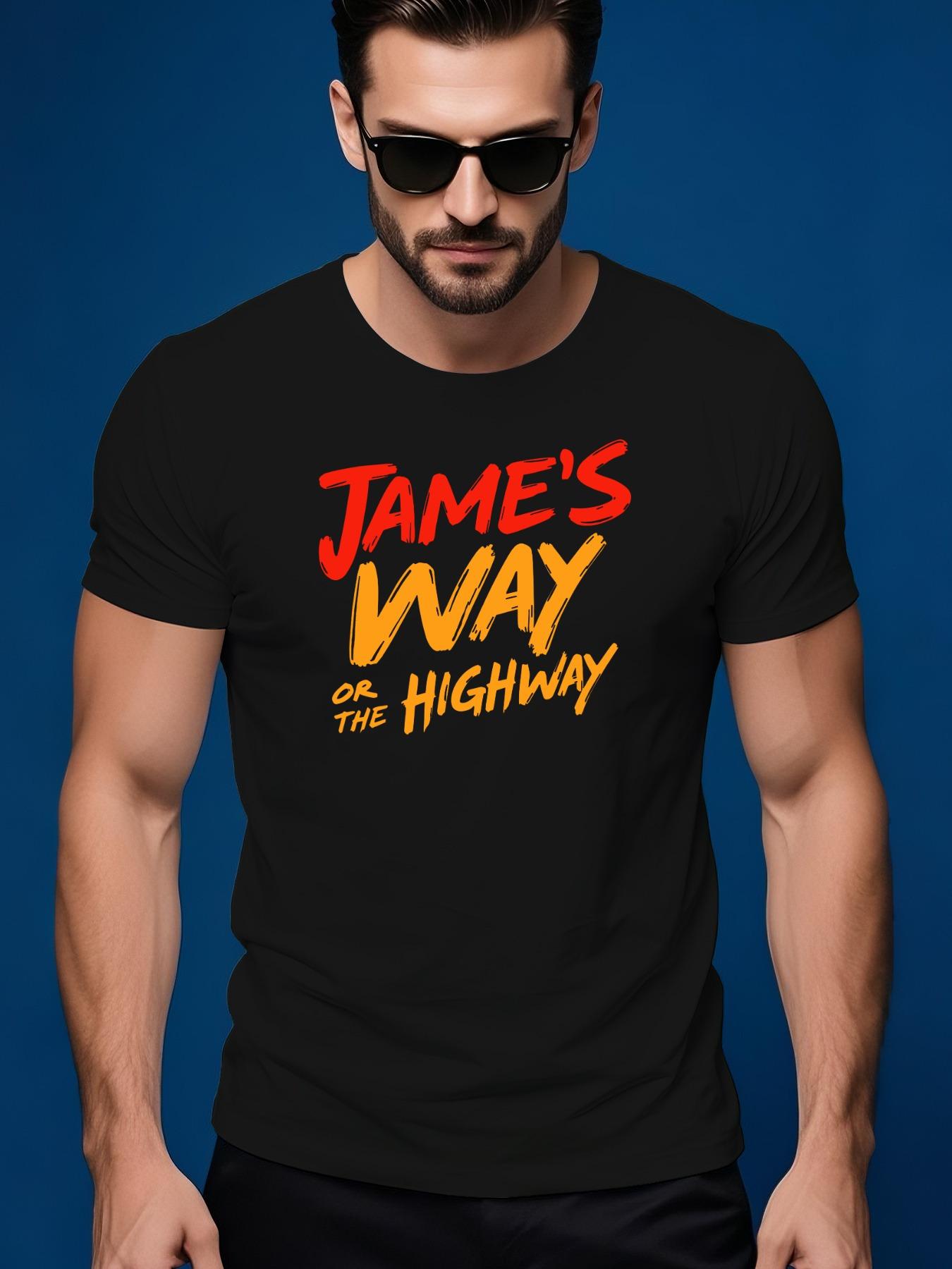 Summer Graphic Tshirt Graphic Tshirt - JAMES  WAY to THE ... L