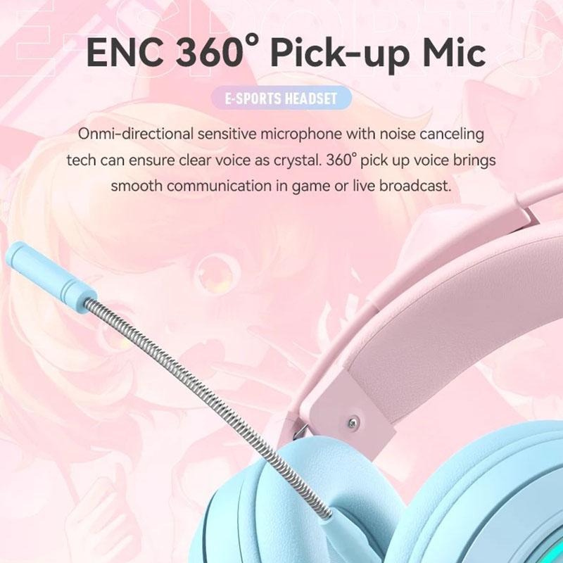 2 in 1 Cute Antlers/Cat Ears Wireless Bluetooth Headphones Gamer 3.5mm Headset Gaming Headphones Gift for Children Low Latency