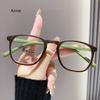 Women's Stylish Reading Glasses Unisex Blue Light Blocking Presbyopia Vintage Ultralight Square HD Lens Eyeglases for Ladies