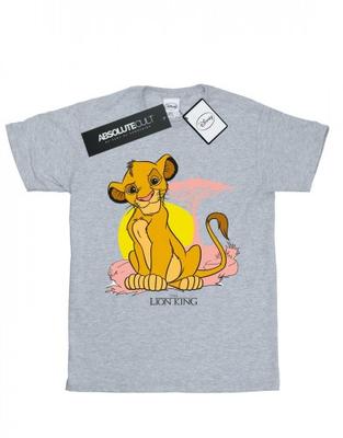 Camiseta Meninos O Rei Leão Simba Pastel