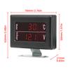 Jauge Numérique Universelle 2 en 1 Température d'Eau + Voltmètre 12V / 24 V avec Capteur M10 pour Voiture / Camion Voltmètre