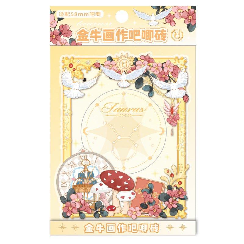 Anime Badge Display | Twelve Constellations Series Acrylic Badge Standee 58mm Badge