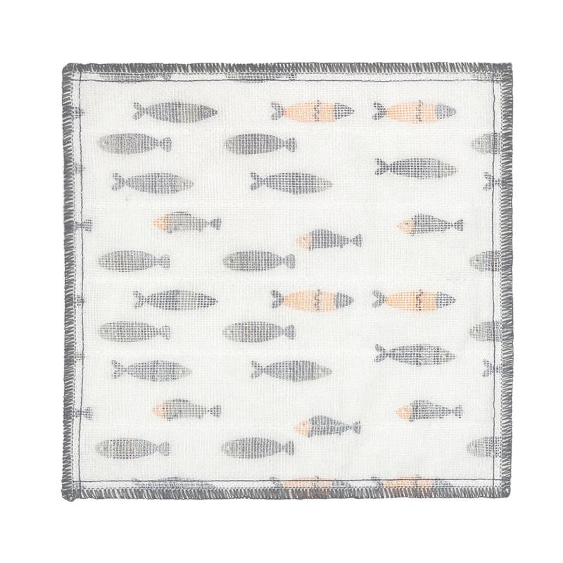 Rainbow 8-Layer Oil-Repellent Kitchen Cloth - Non-Stick Regenerated Cellulose Dish Towel.