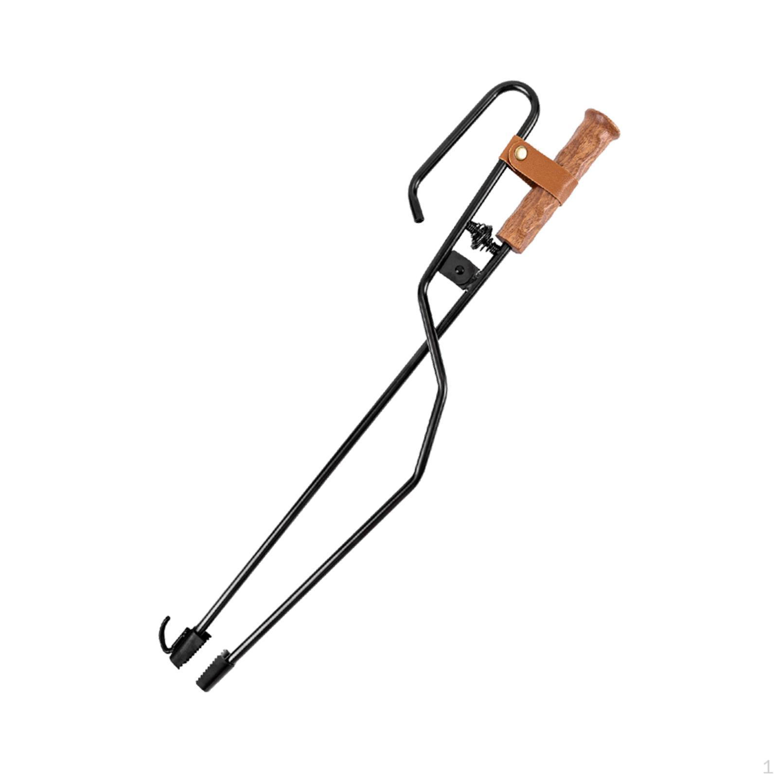 Каминные щипцы Щипцы для гриля Каминная решетка Захват для поленьев Дровяной захват Яма для готовки Угольные щипцы Уголь