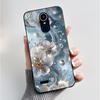 Hülle Für LG K8 2017/LG K8 2018/LG K9 2018 Weiches Silikon Schwarzes Gehäuse Für LG K10 2016/LG K10 2017 Hülle Niedliche Blume Cartoon Hülle