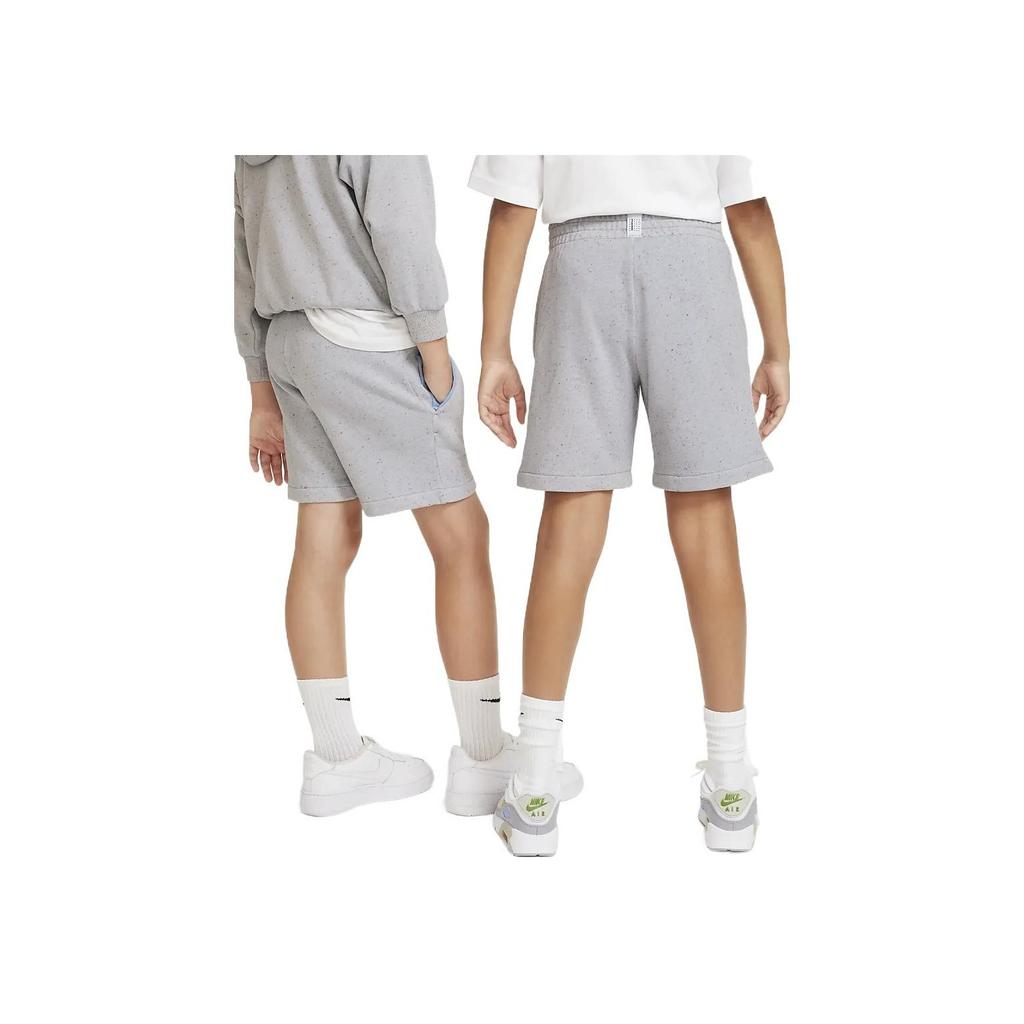Nike Sportswear Icon Fleece Casual Straight Shorts Kids Bottoms Grey DQ8886-472