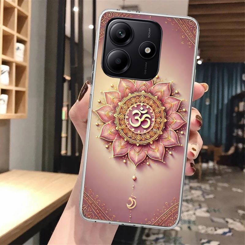 

Mandala Chakra Insist Yoga Soft Phone Case For Xiaomi Redmi Note 14 14S 13 12S 12 11S 11 11E Pro Plus 11T 10S 10 9S 5G Pattern C Redmi Note 14 5G