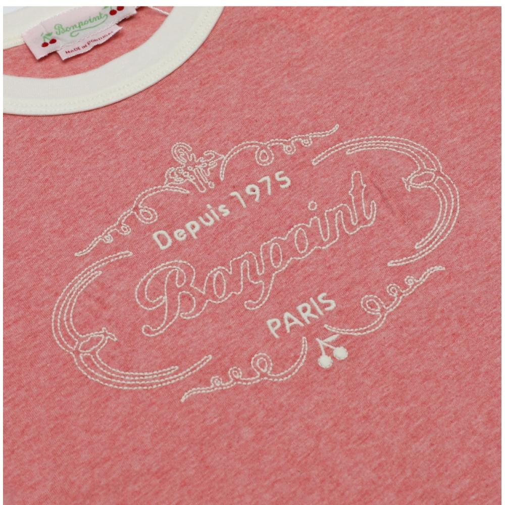 Bonpoint Girl S Short Sleeve Tee Emma S05gtSk00002