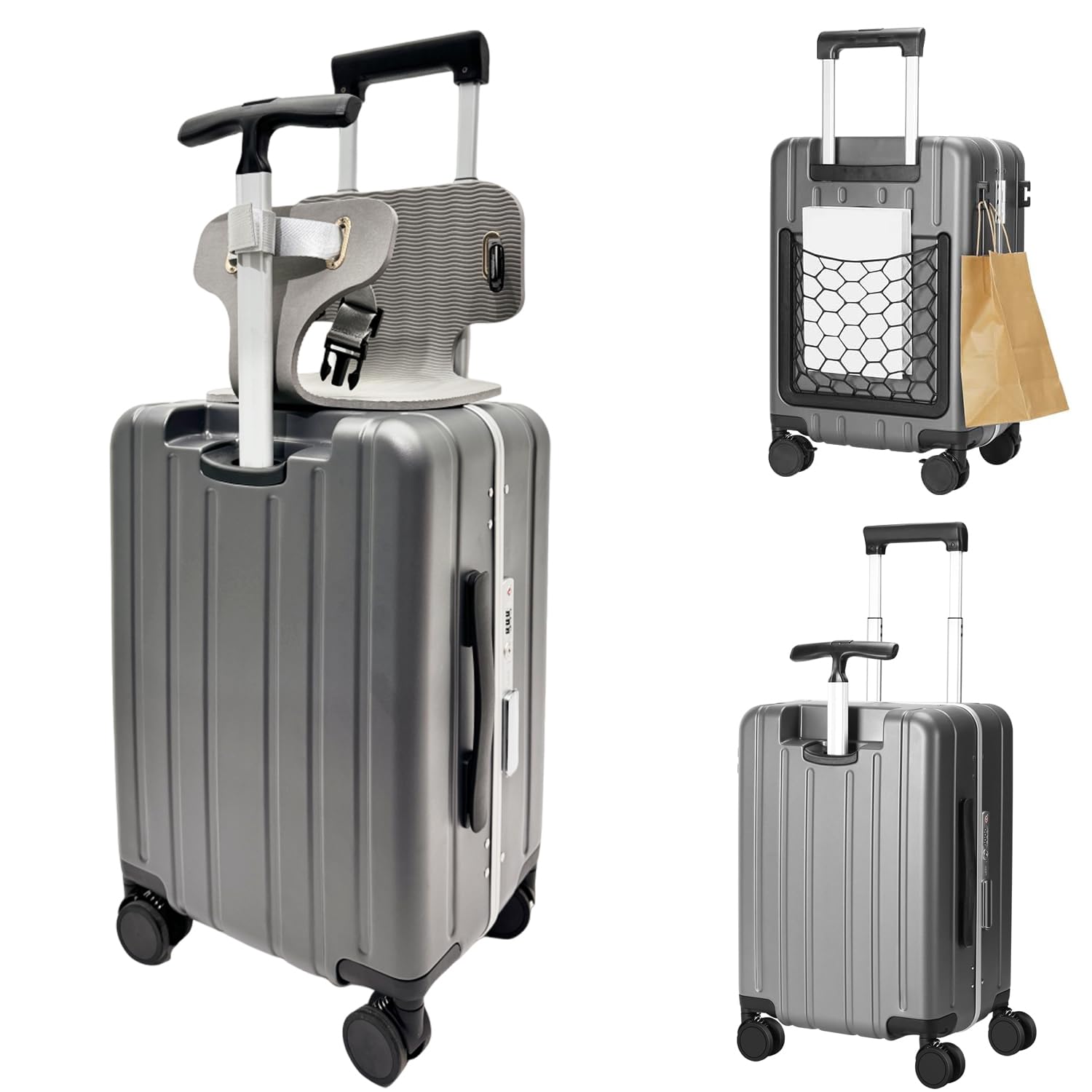 

валізка для валізка для з сіткою мобільний телефон валізка для 360 градусів подвійна дитяча ручна поклажа TSA валізка для дітей, які можуть сидіти [Hopeholic] Ручна поклажа дитяча,