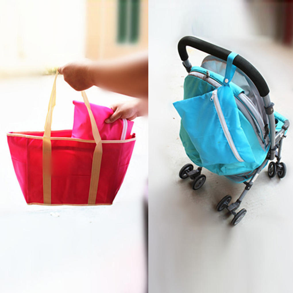 Baby Out Dirty Clothes Pouch Folding Organizer Zipper Storage Pouch Handbag