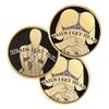 Funny Heads Tails Coin Good Luck Challenges Coin Pocket Size Collectible Coin Double Side Challenges Token Decoration Coin