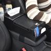 Wear Resistant Car Armrest Holder Easy To Install One-click Opening Car Armrest Storage Box with Cup Holder