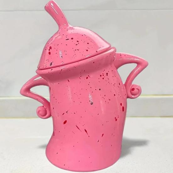 Food Canisters with Attitude Cute Snack Storage Jar Creative Akimbo Cup Mugs Kitchen Storage Container Christmas Decoration