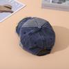 Breathable Embroidered Sun Protection Hat, Men's Baseball Cap Spring and Autumn Sun Hat Washed