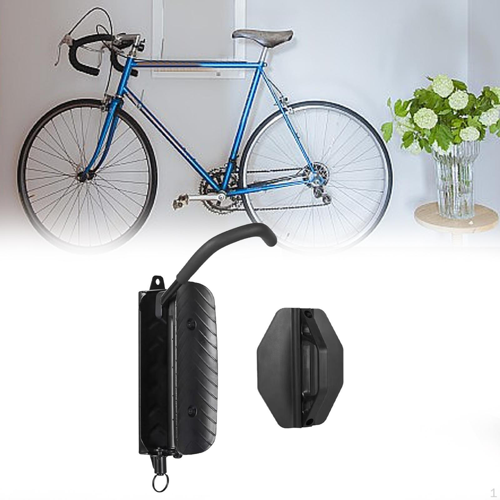 

Вращающаяся вешалка для велосипеда, держатель для хранения велосипеда с крюком для велосипеда для гостиной Black Hook