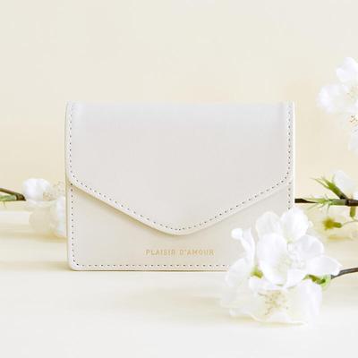 Beige Accordion Card Wallet (28002711)