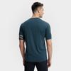 Fila Cycling Comfortable Sports Versatile Breathable Knitted Short Sleeve T-Shirt Men Tops Dark-Reef-Blue A11M518102F-DB