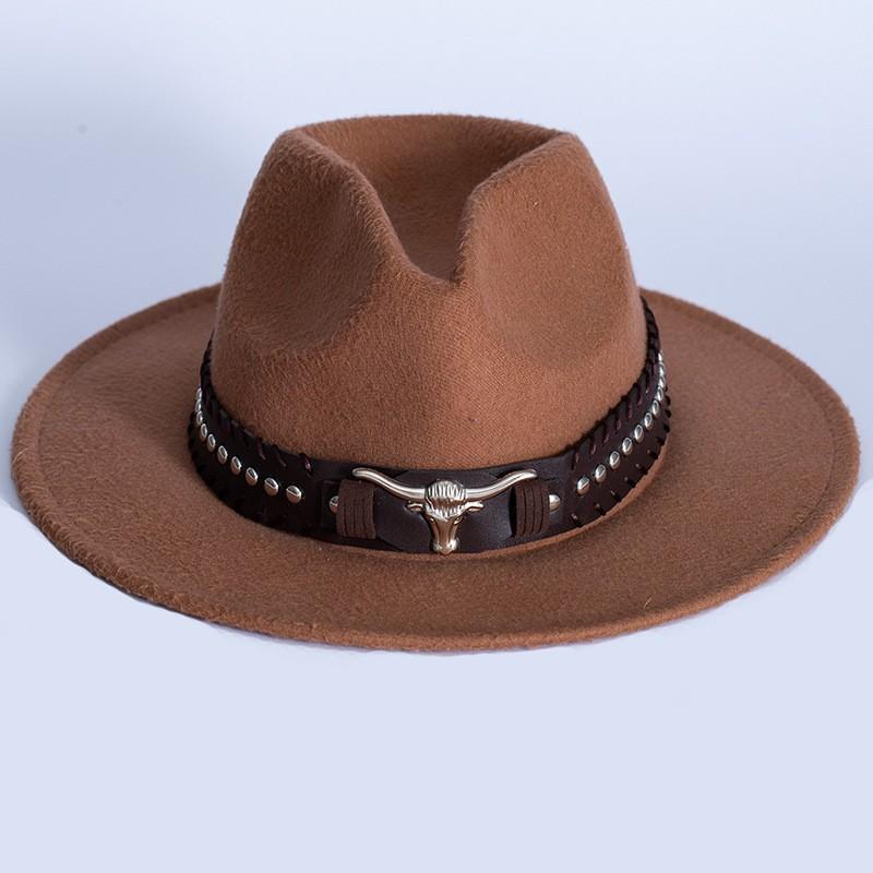 Tribal Ethnic Style Earrings, Hat Circumference, Western Cowboy Hat, Bull Head Decoration, Top Hat, Straw Hat, Hat Belt, Accessories.