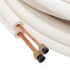 1/2/3/4/7m Insulated Copper Pipe 1/4'' 3/8'' Air Conditioner Pipes Fittings Pair Coil Tube Split Line Wire Set Air Conditioner