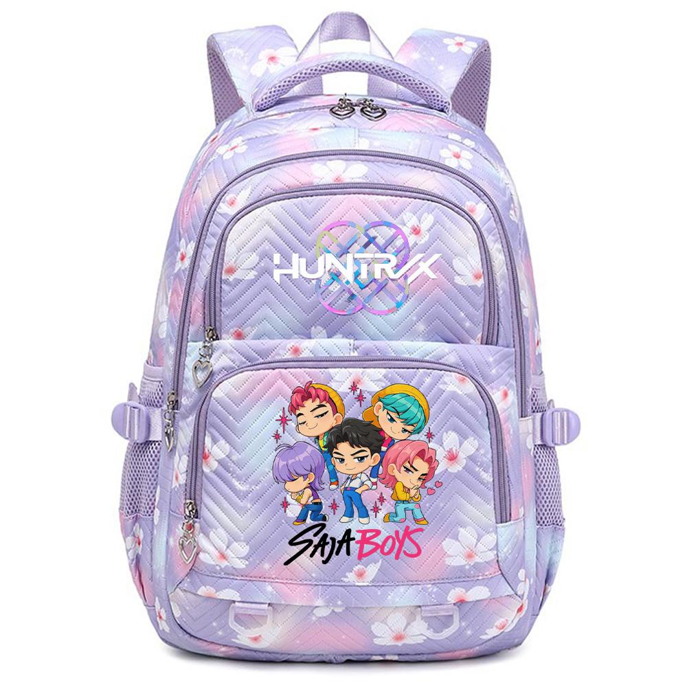 Anime Kreslený K-Pop Potisk Batoh Student Teenager Školní taška pro Chlapce Dívku Školní taška Dětský Dárek Dámská Velkokapacitní Cestovní Taška Mochila Escolar Rucksack