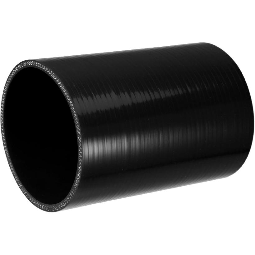 3.75  ID 6  Length 4-Ply Reinforced High Temp Straight Coupler Silicone Reducer Hose Black for Car Intercooler Intake Piping Vehicle Components