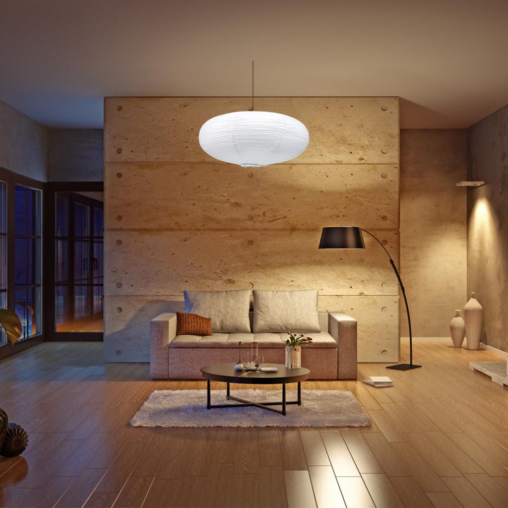 Boho Lamp Shade Paper Pendant Light Shade Simple Japanese style White paper LampShade Ceiling Lighting bedroom home hotel decor