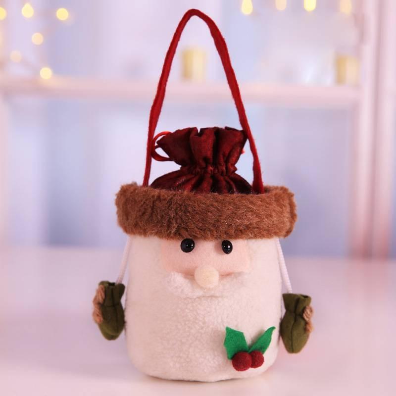 Apple Christmas Decorations Bags Children Holiday Candy Gift Party Up Dress