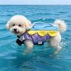 Verbesserte Schwimmfähigkeit Haustier Schwimmweste Atmungsaktiv Hund Badeanzug Haustier Surfing Kostüm Pool