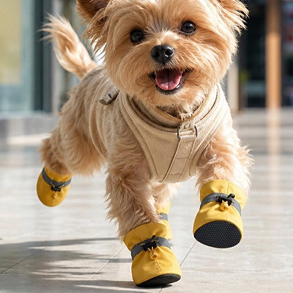 Waterproof Dogs Snow Boots Soft Bottom Dog Rain Boots Fashion Pet Paw Protection  Outdoor Use