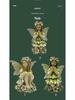 Vintage Flower Fairy Resin Garden Ornament - Angel Sculpture