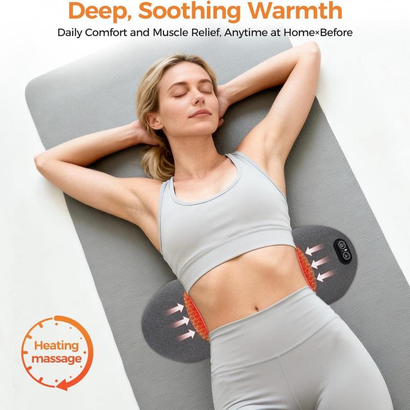 Přeshraniční vyhřívaný masážní bederní polštář z paměťové pěny pro spánek a podporu pasu