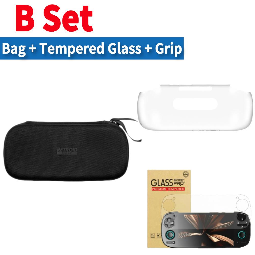 For Retroid Pocket 5 Case Storage Bag Handheld Game Console Shockproof Protable Travel Bag Accessories Box Anti-scratch
