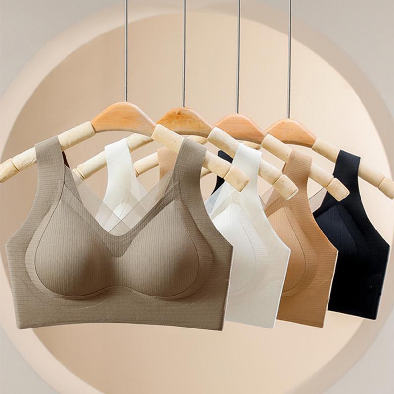 

Seamless Anti-Gravity Wire-Free Sports Bra for Women 2XL (140-165 jin) чорний
