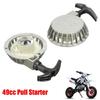 AA92-Pull Start Recoil Starter For 49CC Mini Moto Pocket Dirt Pit Bike ATV Aluminum