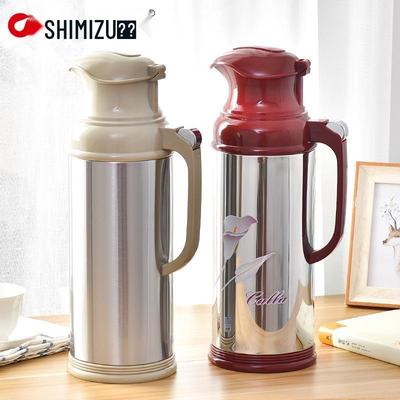 Qingshui 2L Isolierflasche aus Edelstahl mit Glasinnenauskleidung
